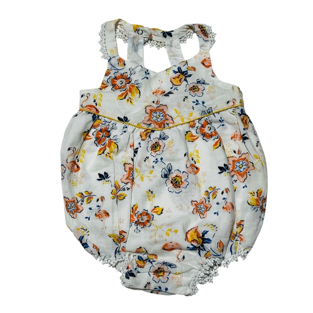 Shabby‎ Chic Floral Baby Outfit romper